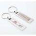 작은이미지: 긴 직 사각 메탈 열쇠고리 MS1028 #2