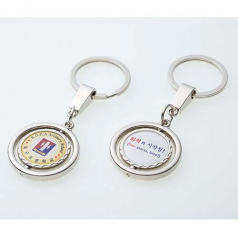 원 회전 니켈 열쇠고리 MS1049