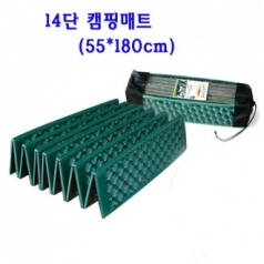 1인용 14단 캠핑 매트 / 돗자리 / 텐트 매트 / 14단 매트