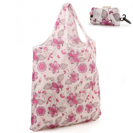 시장가방 하트 플라워 포켓백 39*39*4cm #2