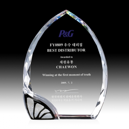 HB- 7059 크리스탈 상패 #2