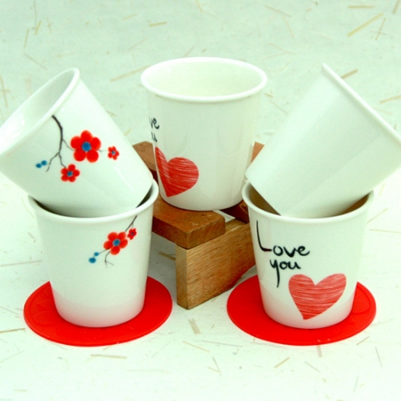 도자기 종이컵 머그 #4