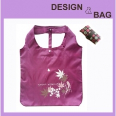 에코사랑 와인 칼라 장바구니 / 질기고 가벼운 시장가방