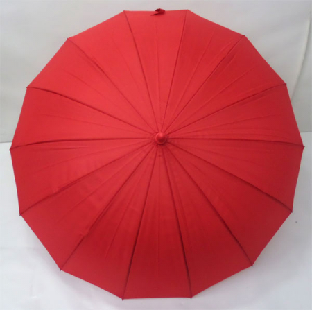 키르히탁 60 14K 칼라 멜빵우산 빨강우산 #6