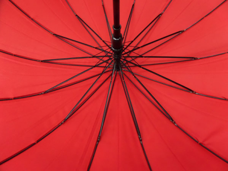 키르히탁 60 14K 칼라 멜빵우산 빨강우산 #7