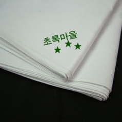 백색손수건 30 x 30 cm, / 흰색손수건, 나염 체험학습 교육용