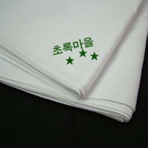 백색손수건 26 x 26 cm, / 흰색손수건, 나염 체험학습 교육용