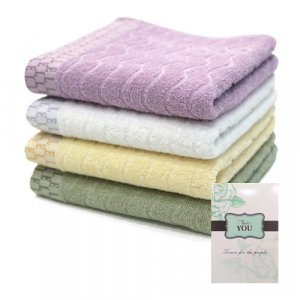 엘르 물결 타올(1p) 38x78cm