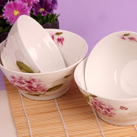 키친필 수국 공기 대접 4P #3