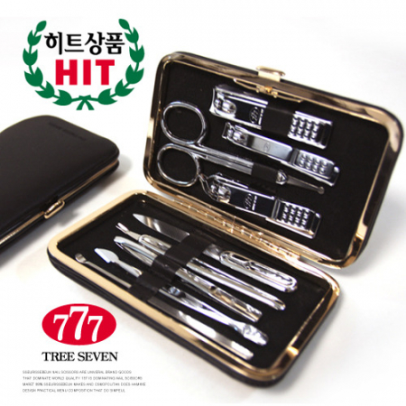 쓰리세븐 TS-3432X 블랙, 실버 손톱깎이 세트 #3