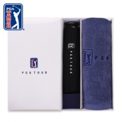 PGA 3단 엠보선염 바이어스 우산 + 150g 세면타올세트