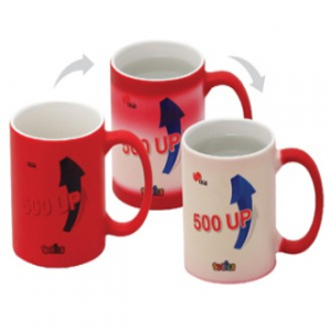 컵 (도자기 머그) 포토 머그 변색 빨강