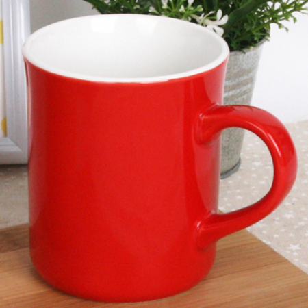 모던 칼라 수입 tAll 머그- 레드 #3