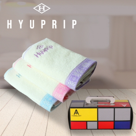 협립 눈꽃 아이디어 세면 타올 #2