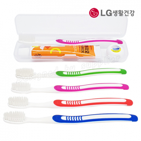 326 미세모+페리오+국산 치실 / 칫솔 치약 / 여행세트 #4