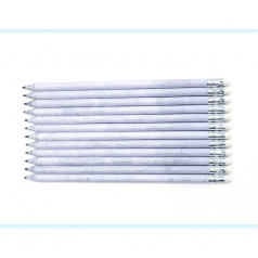 신문지 지우개 종이연필 // 1도 인쇄