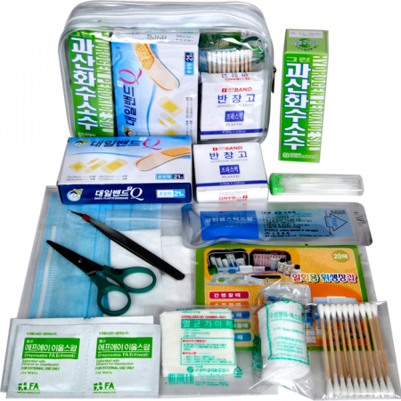 투명 사각 구급함 B #2