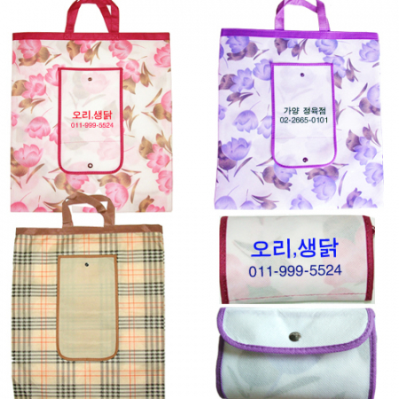 부직포 시장가방, 장바구니, 시장 바구니, 쇼핑백 38X48cm #2