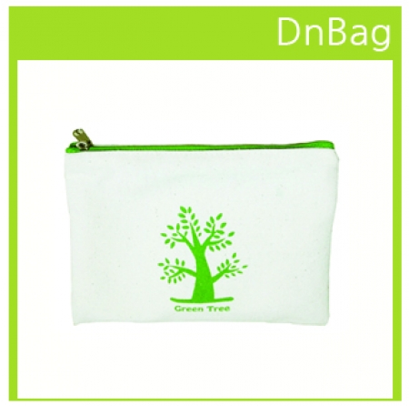 친환경 에코 파우치 그린 컬러 지퍼 #2