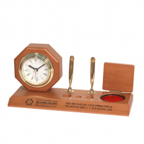 원목 인주 탁상시계 R-012 SJ