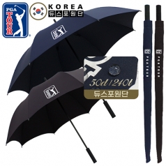 PGA 70 수동 듀스포 슬라이드 우산 초코