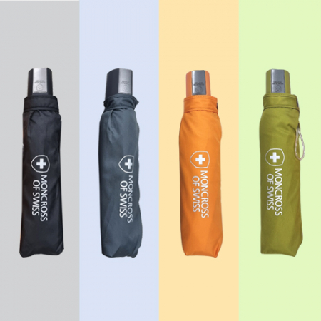 몽크로스 3단 솔리드 수동 우산 #2