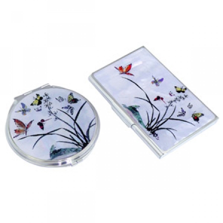 자개 명함 / 자개 손거울 / 자개 명함 손거울 세트 / VIP용 선물 #2