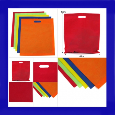 고급 컬러 심플 부직포 가방 (대) #4