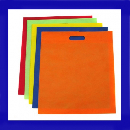 고급 컬러 심플 부직포 가방 (대) #3