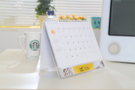 플라스틱 탁상용 캘린더 일반형 #5