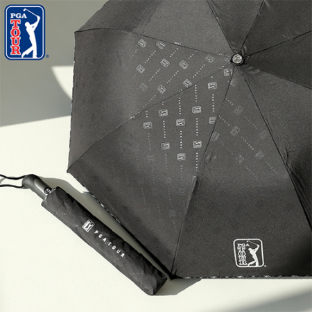 PGA 2단 엠보 선염 바이어스 완전자동 우산 #2