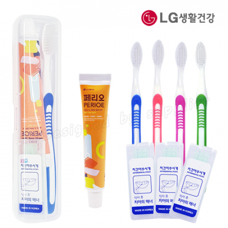 326 미세모+페리오+국산 치간 / 칫솔 치약 세트 #5