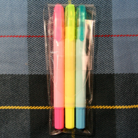 뉴칼라고체 형광펜 3P 세트 #3