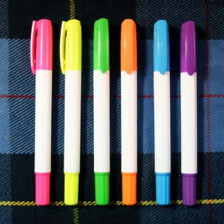 뉴백색고체 형광펜 // 국산 #2