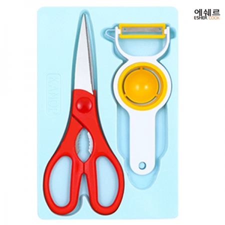 에쉐르 키친툴 2종 세트, 주방가위+에그야채칼 #2