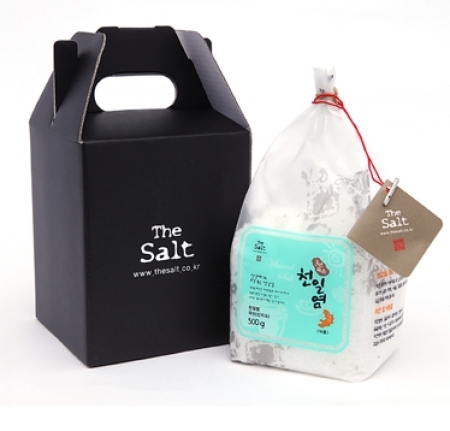 명품 소금 천일염 파우치 500g #3