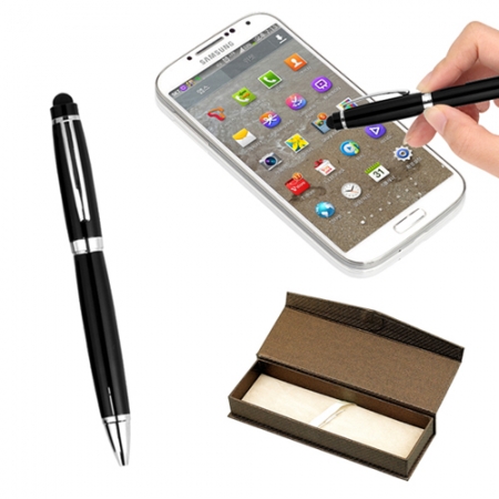 블랙 유성 터치펜 ( 볼펜+터치펜) #2