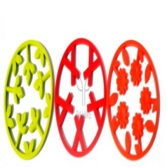 실리콘 원형 받침대