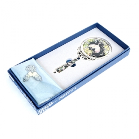 자개 공주 손거울 서송학 HMC6 #3