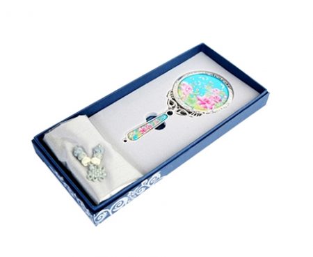 자개 공주 손거울 목단꽃 HMC35 #3