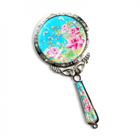 자개 공주 손거울 목단꽃 HMC35 #2