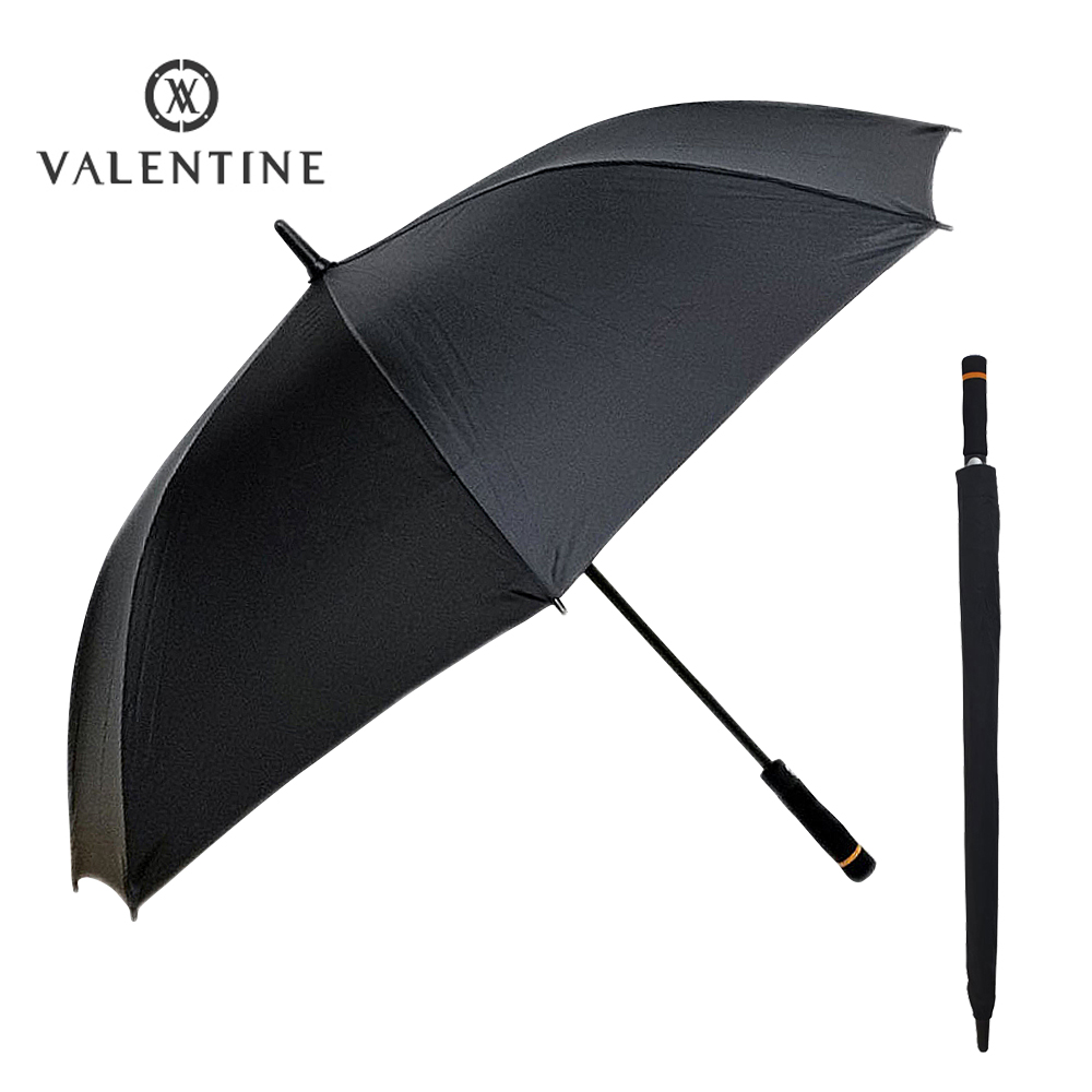 발렌타인 75x8k 자동 폰지 검정 무지 무하 직기 장우산 #2