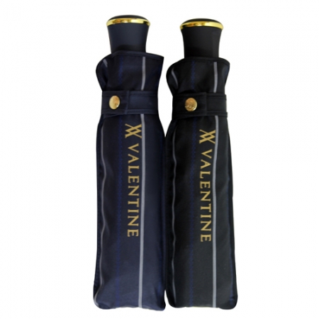 발렌타인 3단 55x8 폰지 사슬 스트라이프 우산 #2