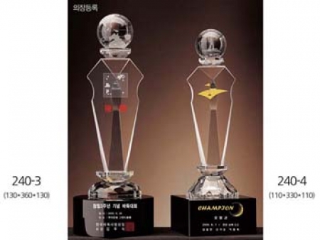 상패. 크리스탈 트로피. 골프트로피 #2