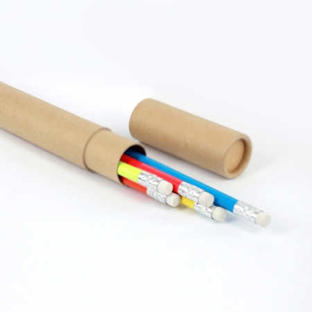 고급원형 무지개 연필 5P 세트 (크라프트지) #2