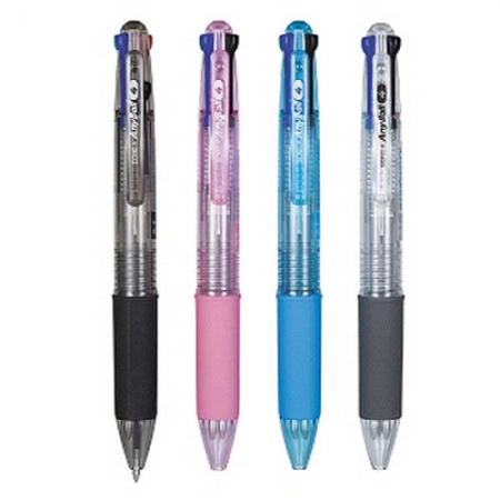 동아 애니볼 4색 볼펜 0.7mm #2