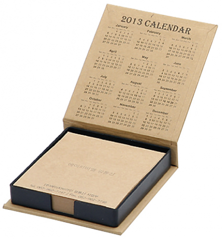 크라프트 양장 메모함 (소) [1도] #4