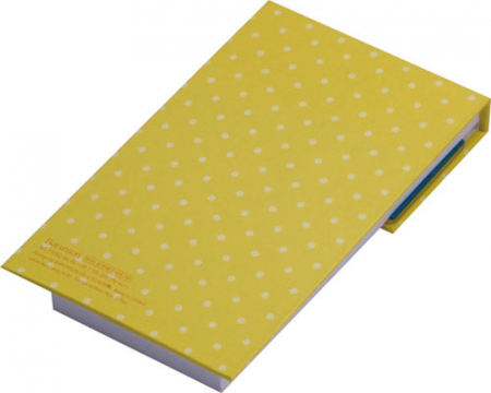 하드커버 메모패드 (대) 점착메모 + 5색 플래그 #4