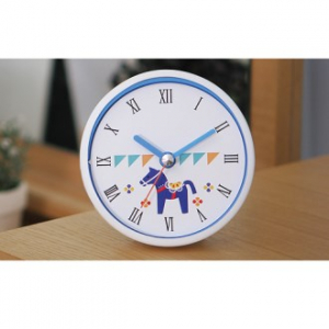 달라호스 화이트 투톤 흡착 시계