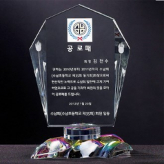 크리스탈 상패 8) 218-1